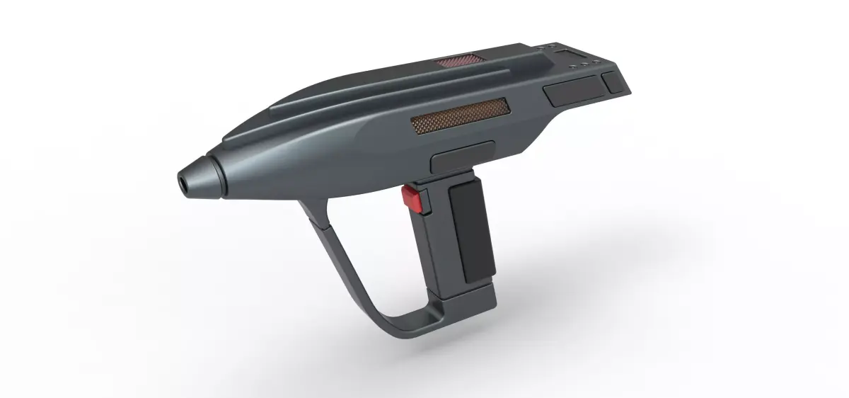 Romulan Phaser pistol from Star Trek The Next Generation 3D model
