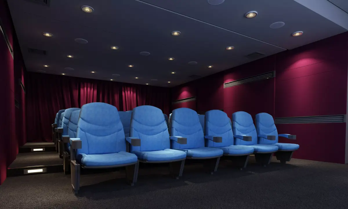 Mini cinema theatre 3D model