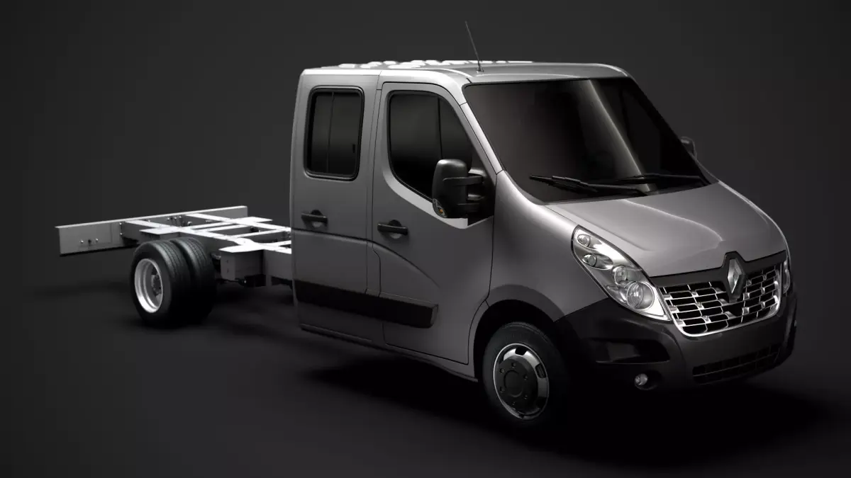 Renault Master CrewCab DW E30 Chassis 2014 3D model