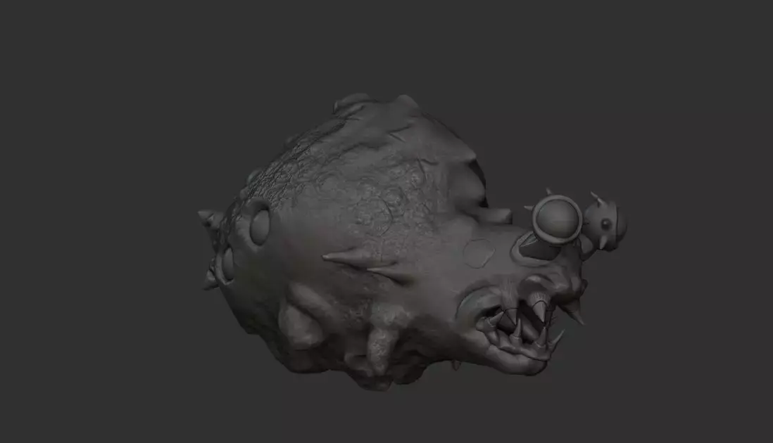 fisch monster creature aqua 3D model