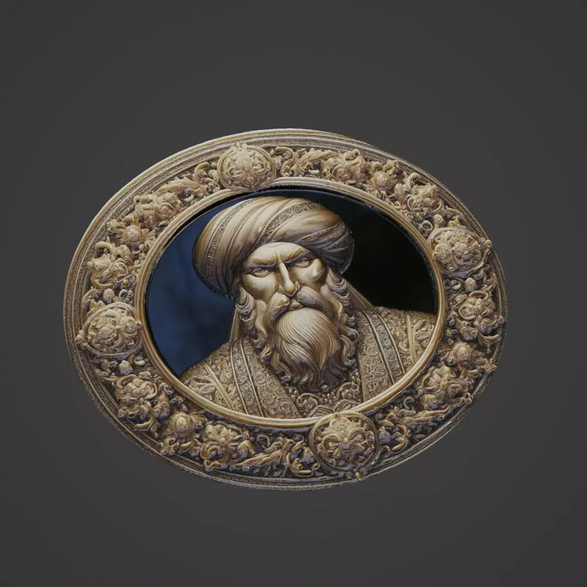 Tamerlane Medallion 3D print model buy