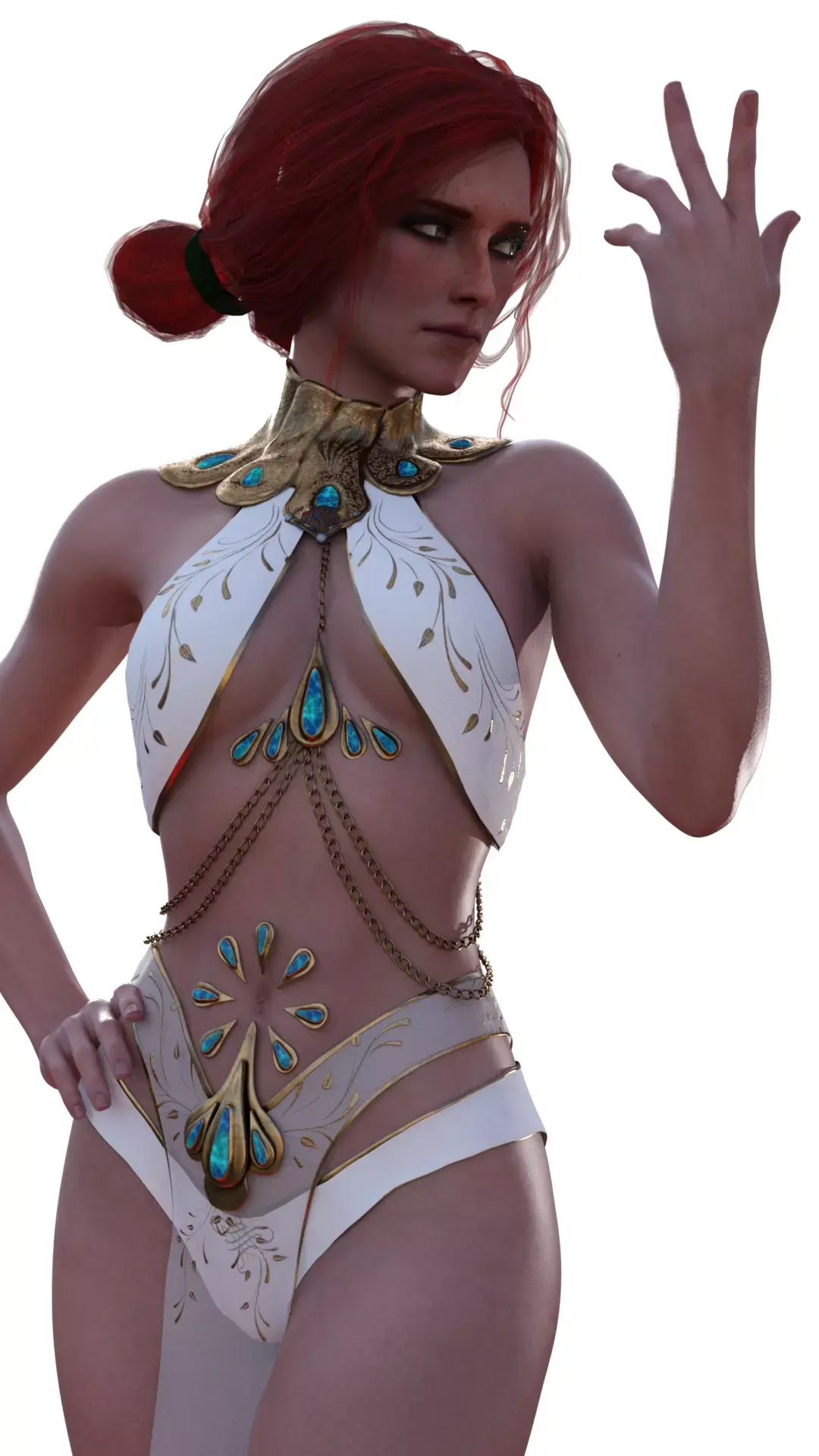 Triss Merigold Sorceress of the Desert  3D print model