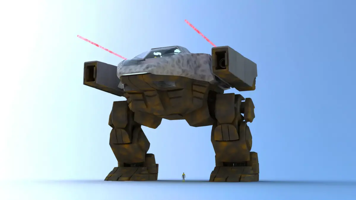 Juggernaut Battle Robot 3D model