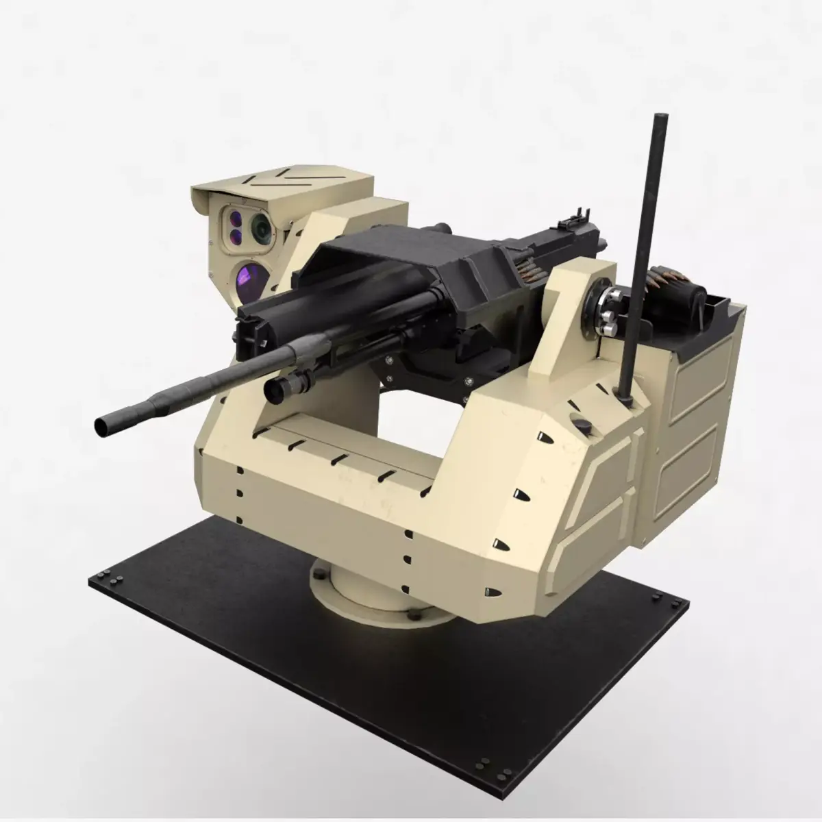 Pitbull RWS Low-poly 3D model