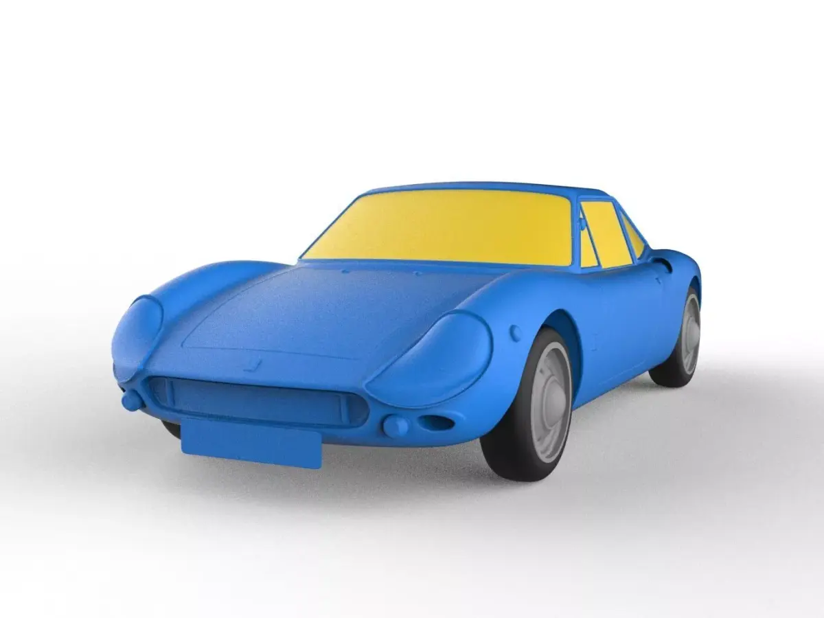De Tomaso 1965 Classic Car 3D print model