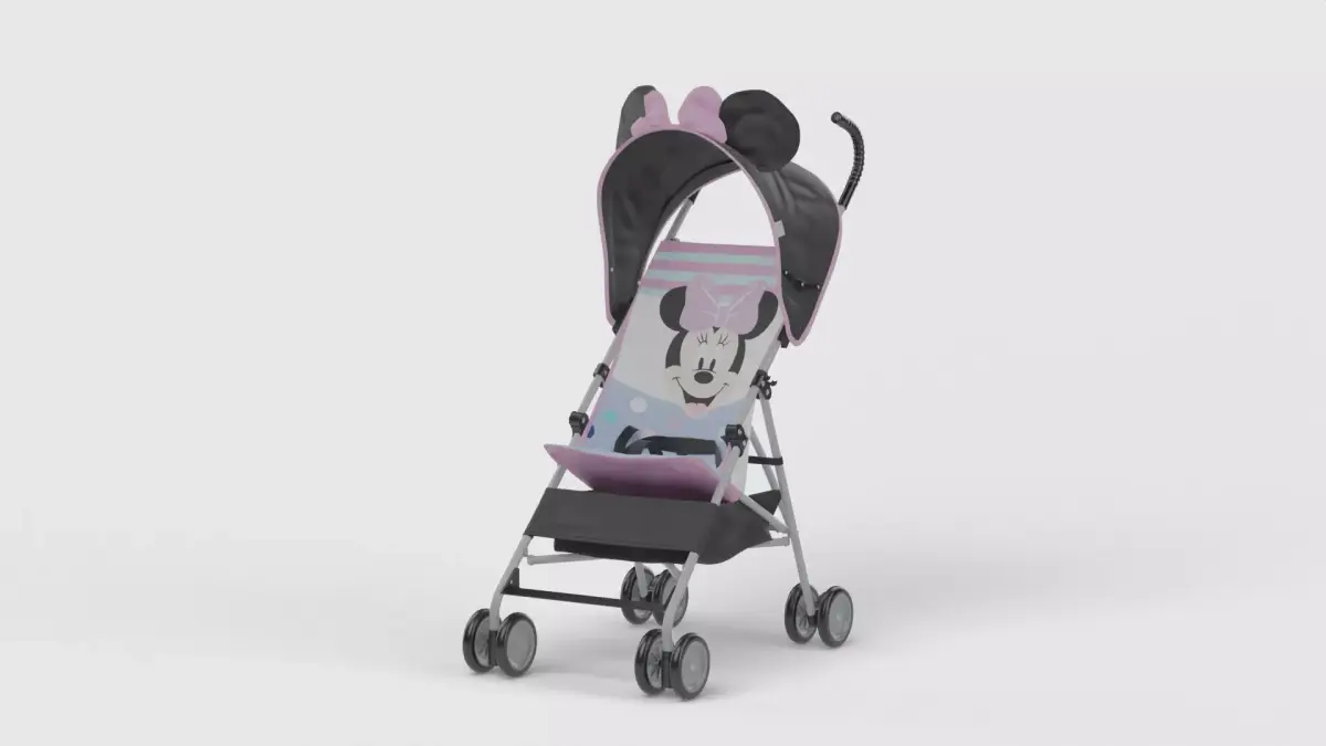 Baby stroller 3D model 3D model purchase