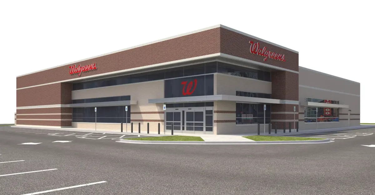 Retail-156 Wagreens with Site 3D model