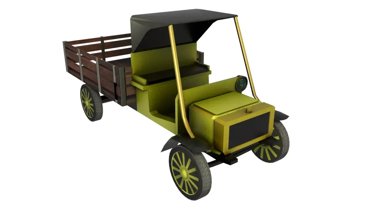 Peugeot Type 64  Low-poly 3D model
