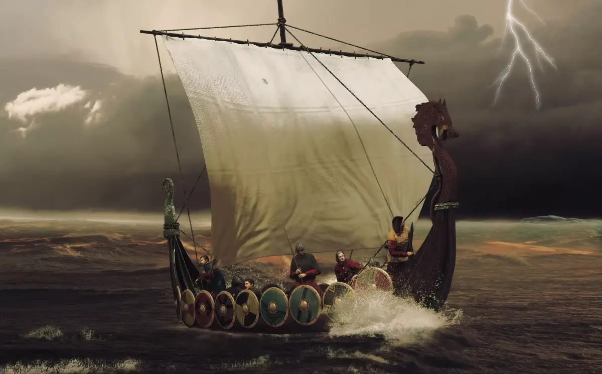 Viking Boat  3D model