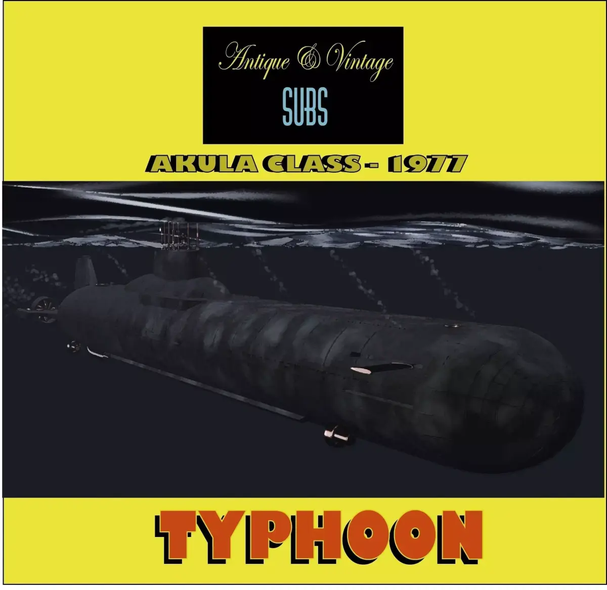 Typhoon Akula Class 3D model