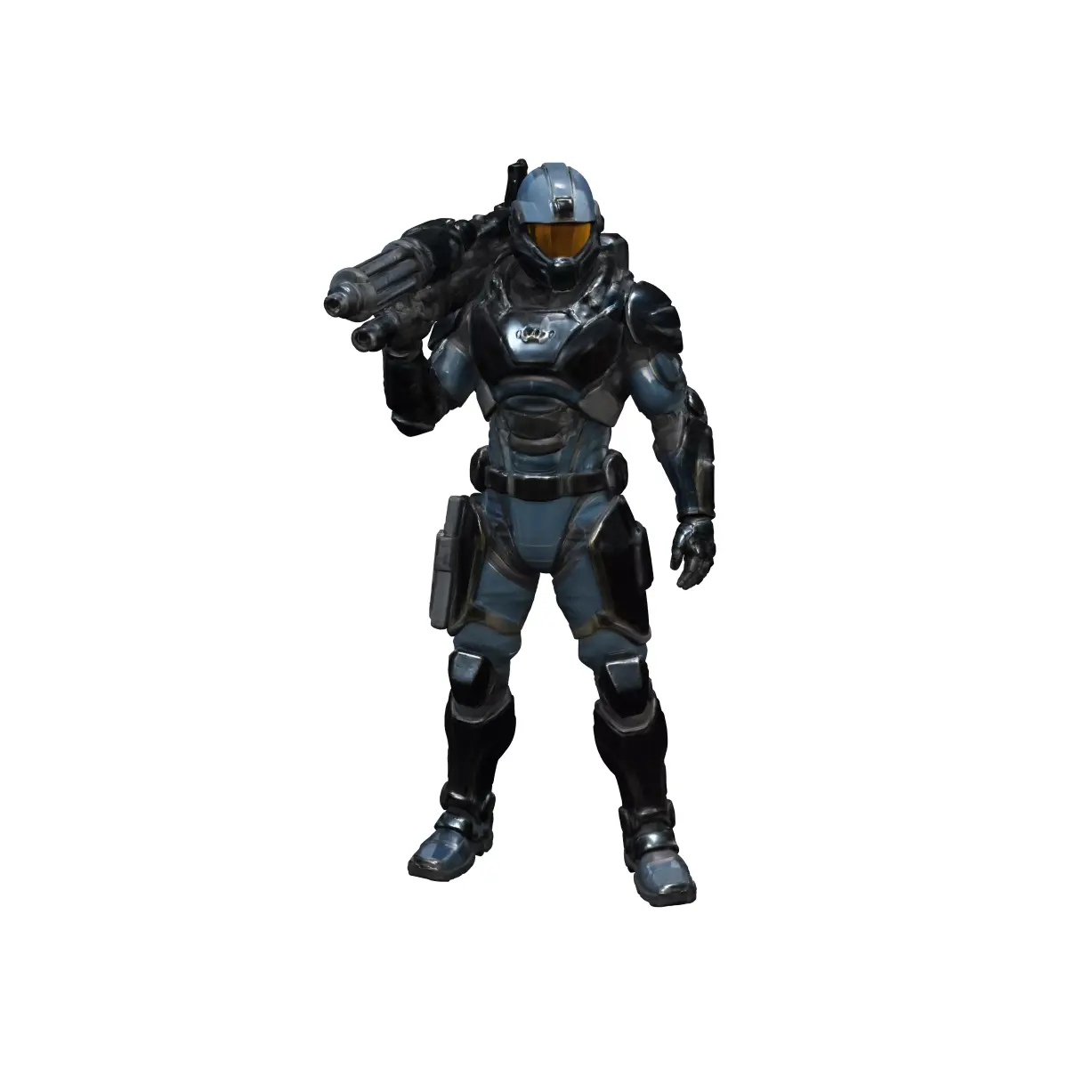 Sci fi pilot fugitive destiny color scheme heavy metal savant 3D model
