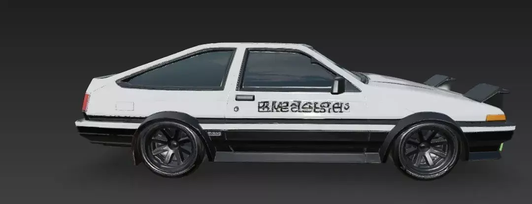  Toyota AE86 3D model