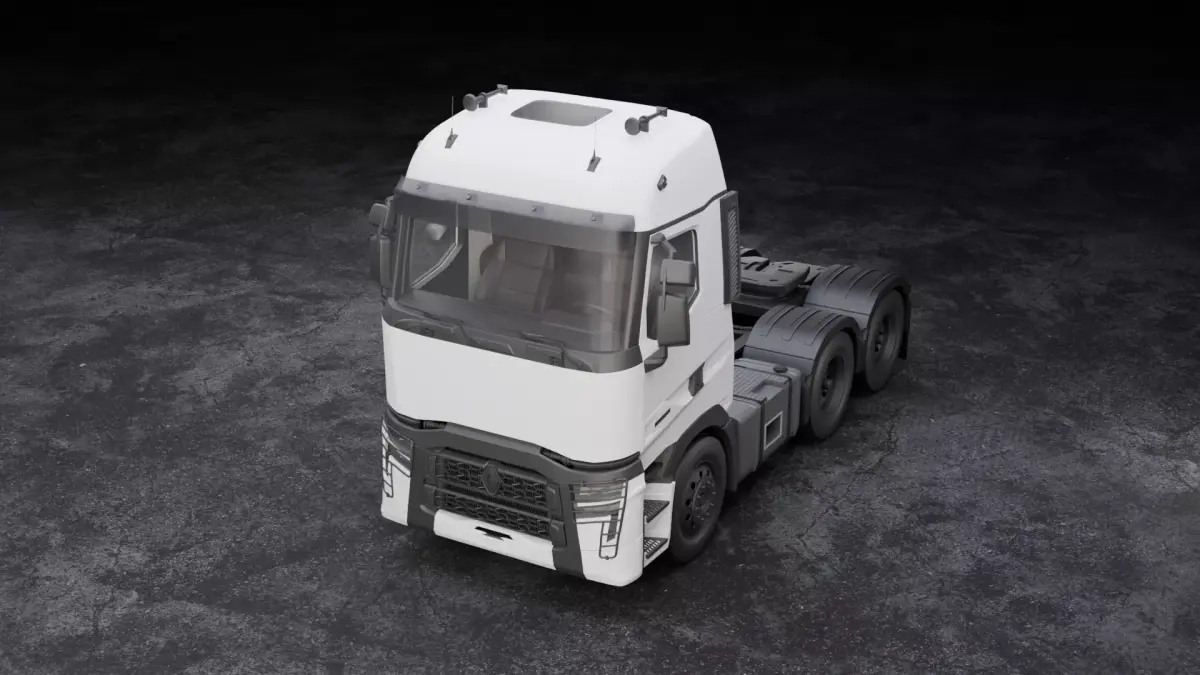 Renault Trucks C 440 8x4 Tipper 2025 X T  3D Model 3D model