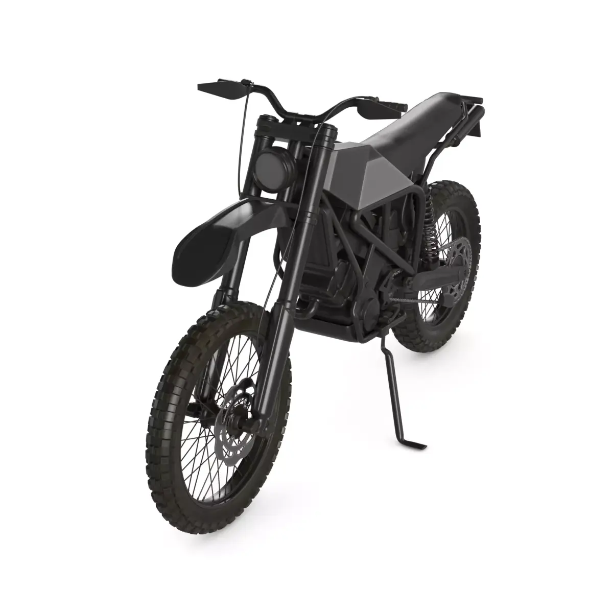 Adventure Motorcycle 3D model get