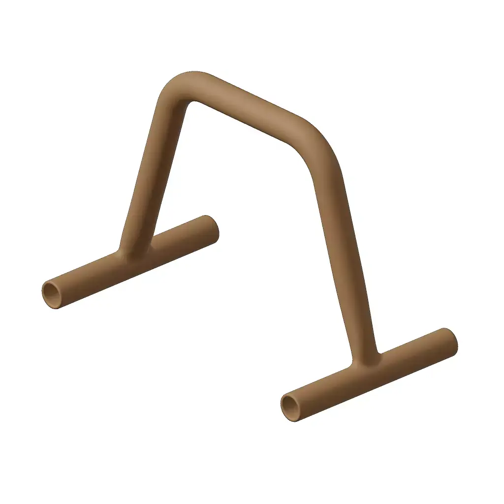 Plastic Pushup Gym Equipment Toy 3D model