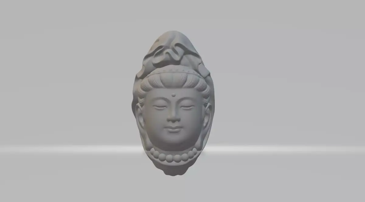 Bodhisattva Avalokitesvara Head 3D print model purchase