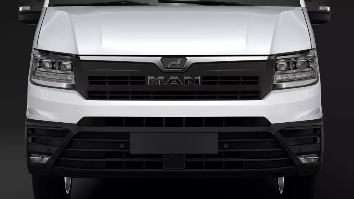 MAN TGE L4H3 Van 2018 3D model
