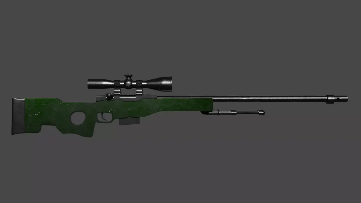 AWP Like CSGO Low-poly 3D model