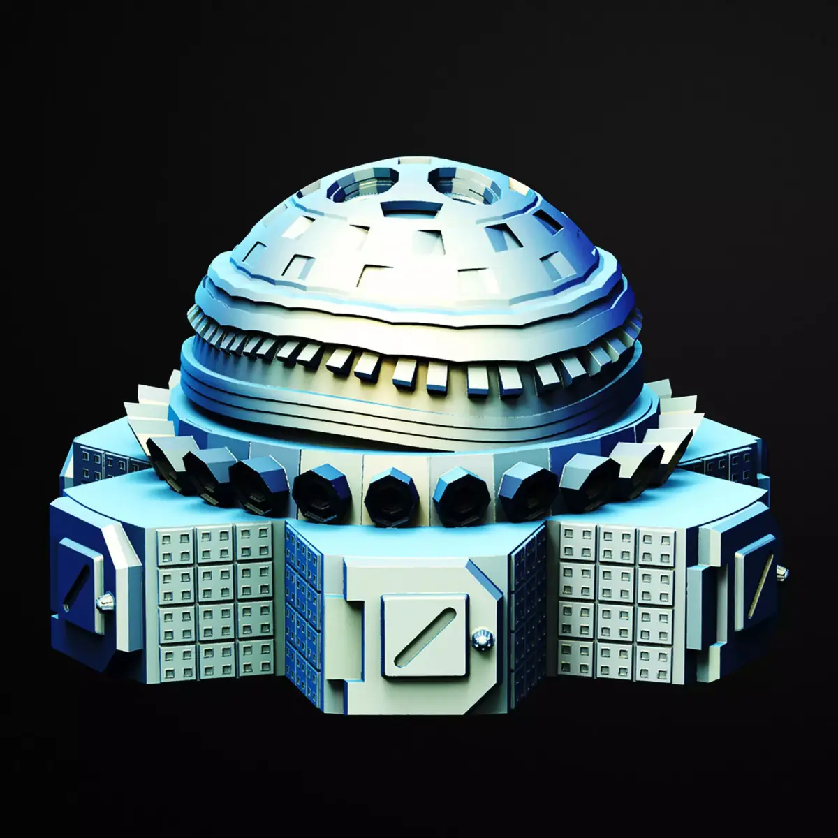 Corevault Prime Scifi 3D Printable STL File 3D print model