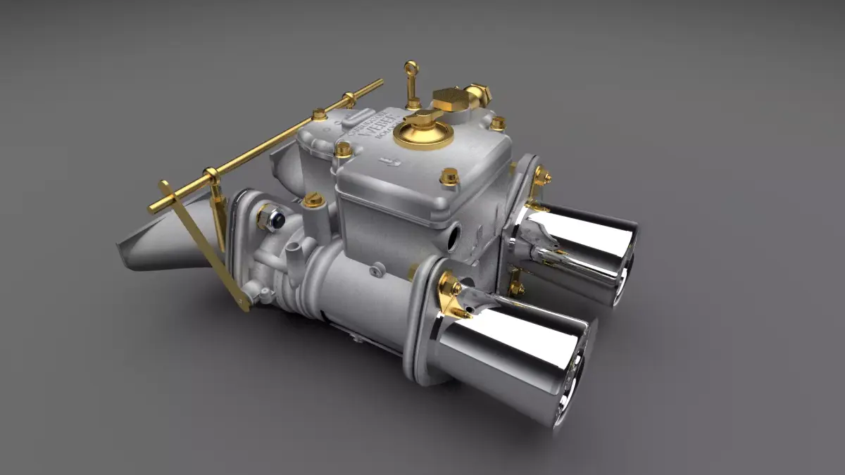 Carburetor  Dc Weber Carburetor 3D model