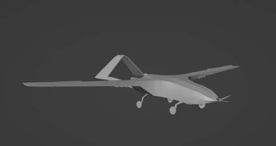 Bayraktar TB2  Free 3D model