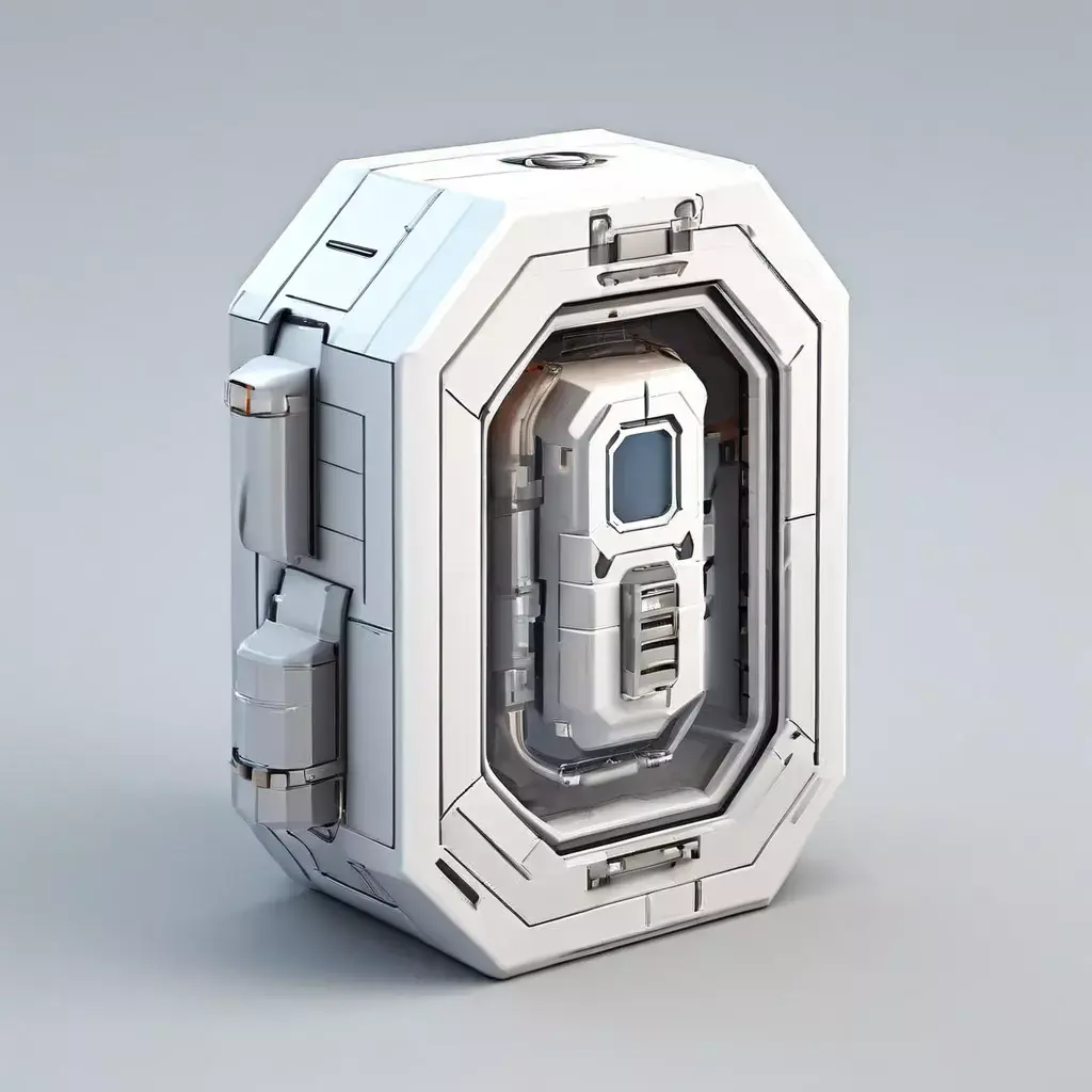 SciFi Power Core Game Asset Low-poly 3D model