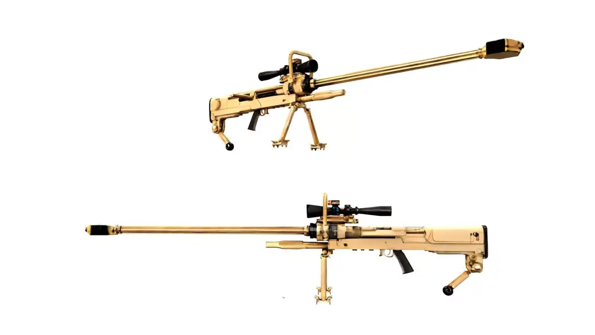 NTW-20 anti-material rifle 3D model