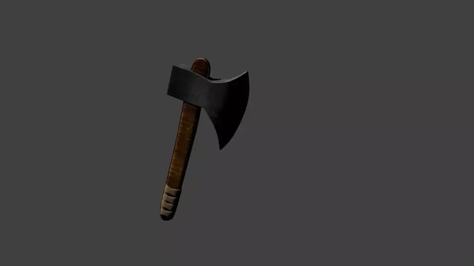 axe fight 3D model