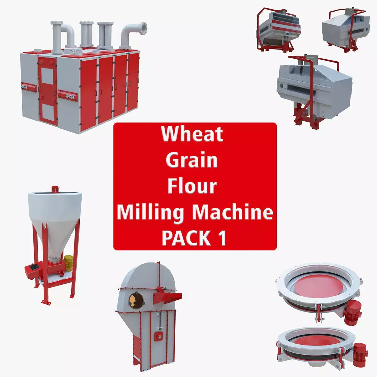 Wheat Grain Flour Milling Machine PACK  1