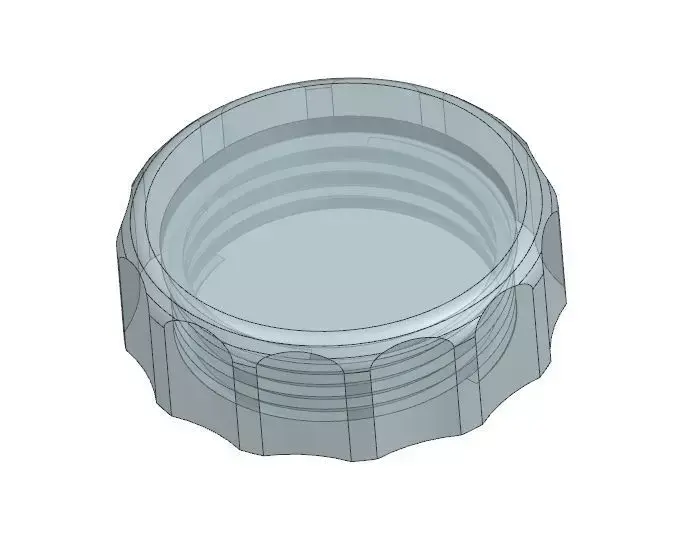 gasoline tank cap 3D model