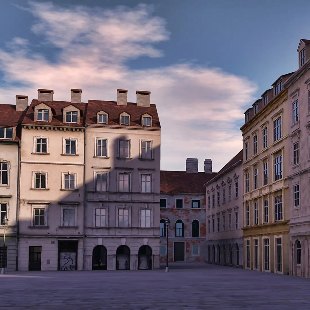 Vienna street 3D model