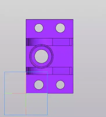 Heavy Duty Lifting Hook Bracket Right Side - Industrial Part 3D model