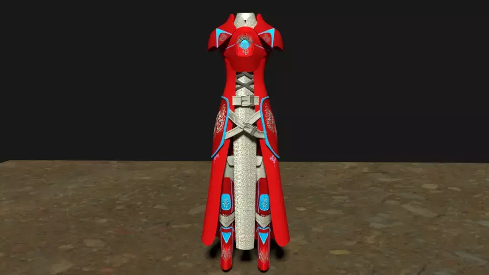 TITAN AMOUR Free low-poly 3D model