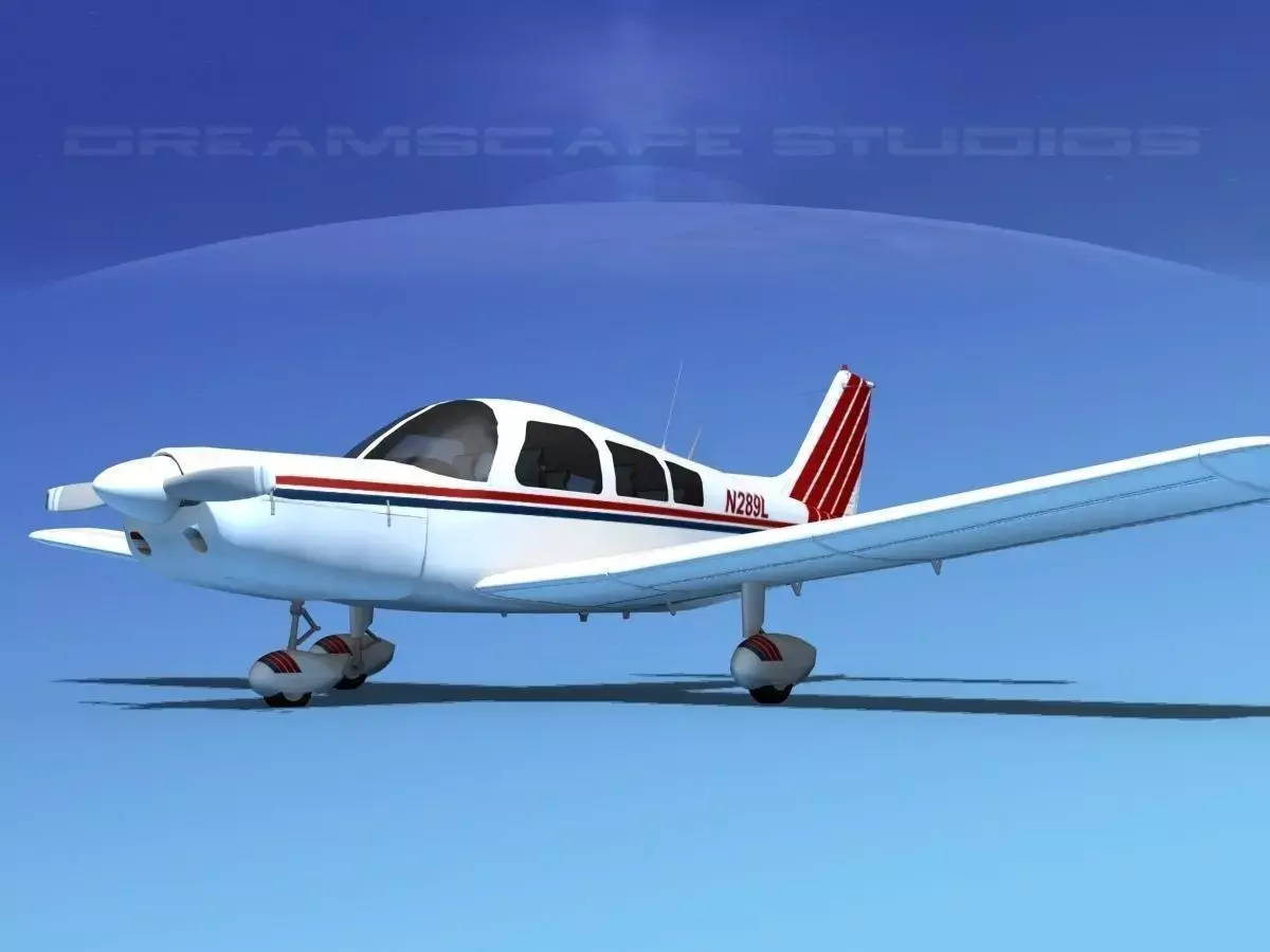 Piper PA-28-235 Cherokee  V17 3D model