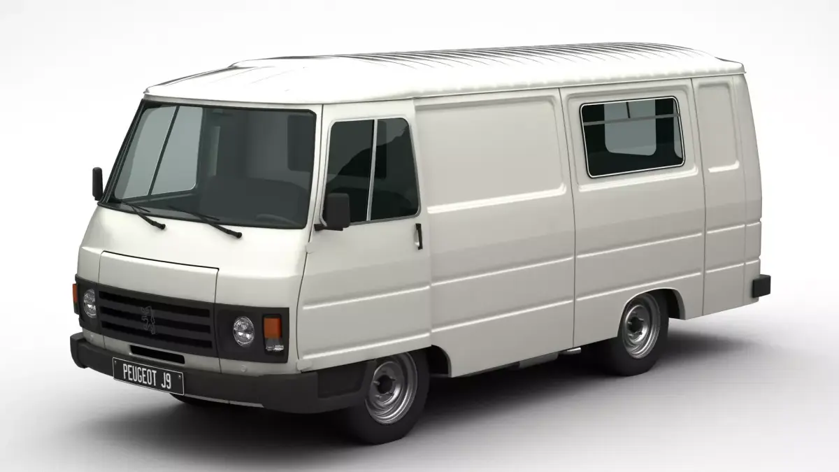 Peugeot J9 Van 1981 3D model