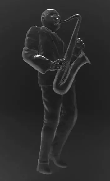 Saxophone Player Free 3D print model