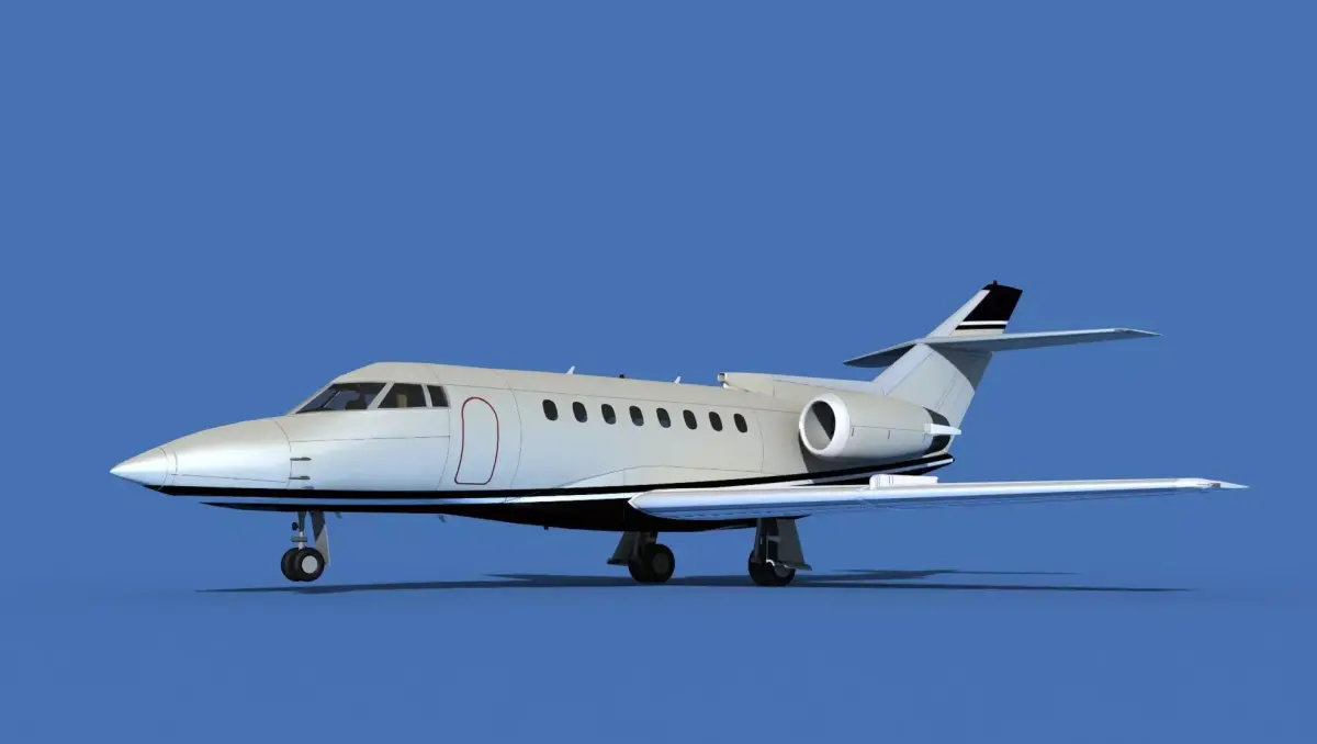 Hawker Siddley 1000 V09 3D model