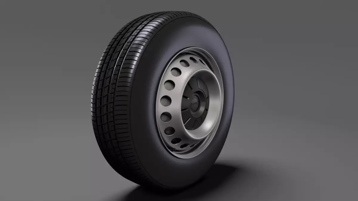 MAN TGE Chassi wheel 2018 3D model