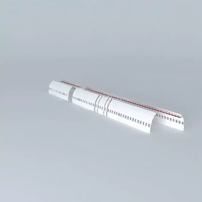 Pan Am 707 Cabin Panels Free 3D model