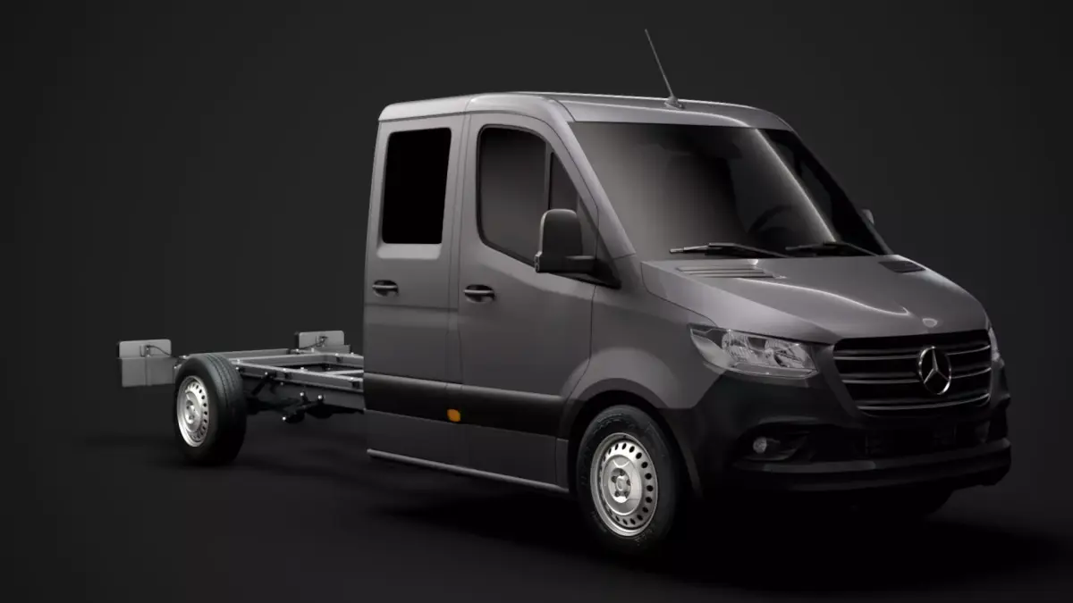 Mercedes Sprinter Chassis Crew Cab L3 RWD 2020 3D model