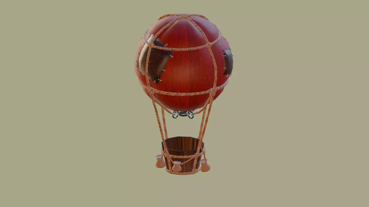 Airship  3D model purchase