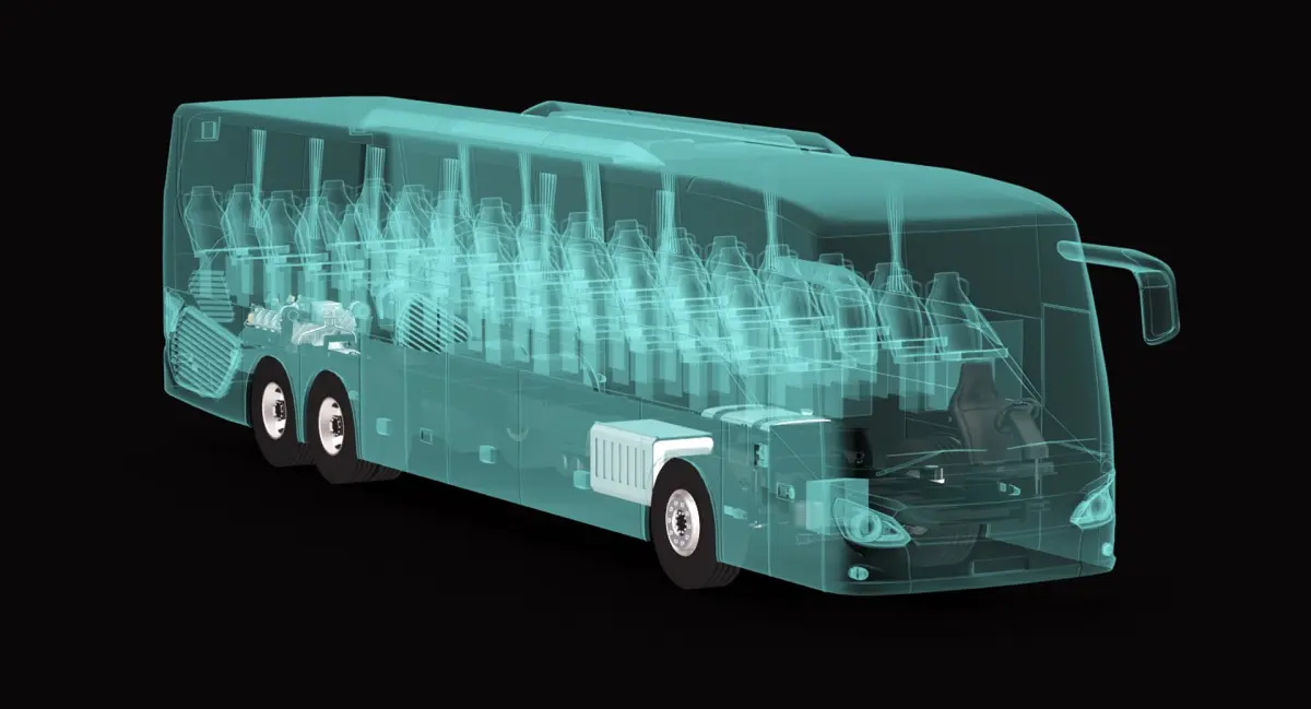 Bus X-ray 3D model