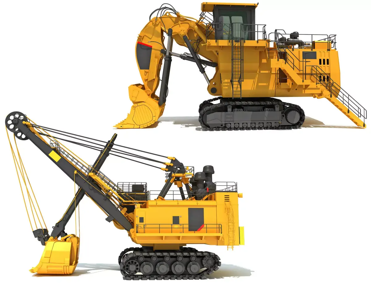 Mining Shovels 3D model