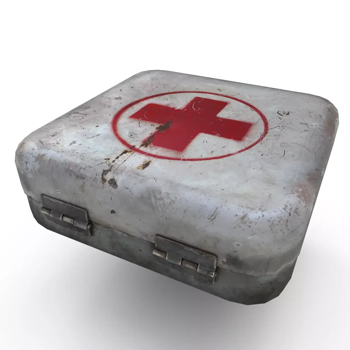 First aid kit  Low-poly 3D model