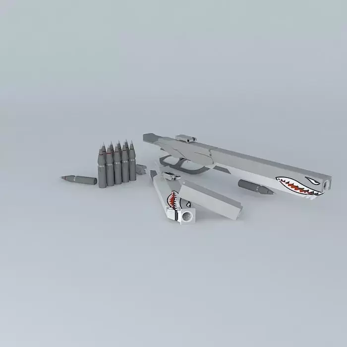 55mm Rifle - Spitfire Inspired Paint Job Free 3D model