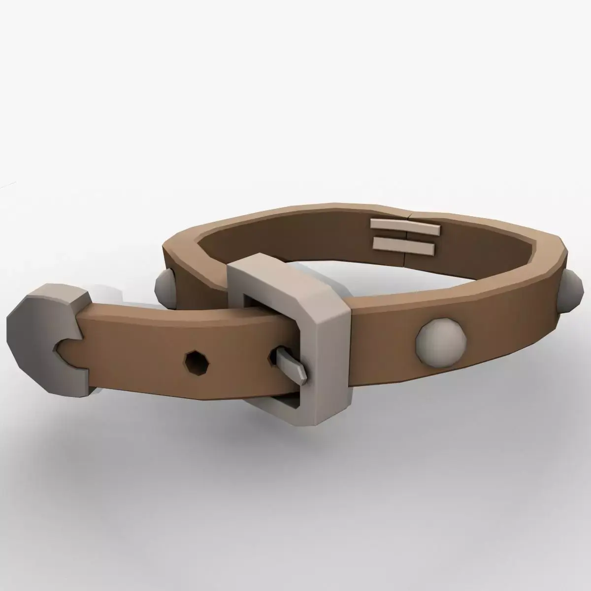 Cartoon belt lowpoly vr ar  Low-poly 3D model