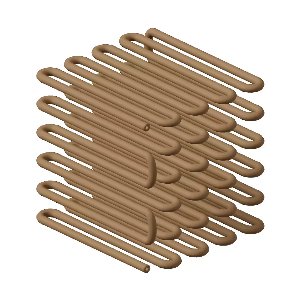 Plastic Condenser Coil Toy 3D model
