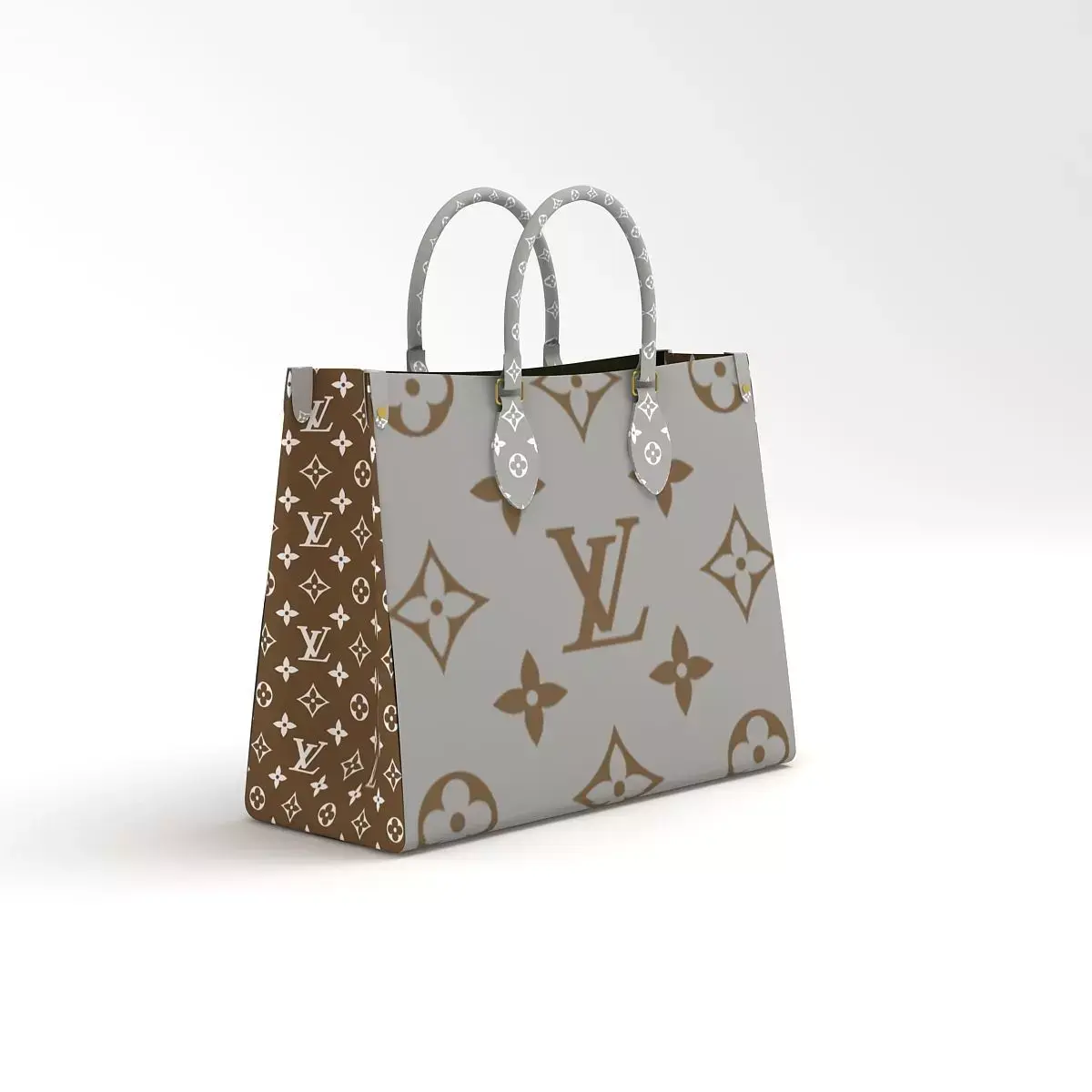 Louis Vuitton Leather Bag 6 3D model