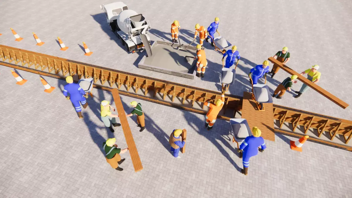 construction of canals-canals-tunnels-drainage roads 3D print model