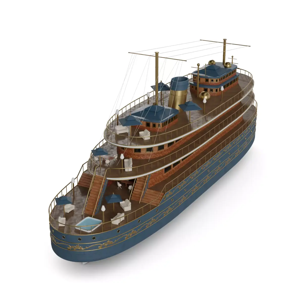 Luxury Liner 3D model by NataBond